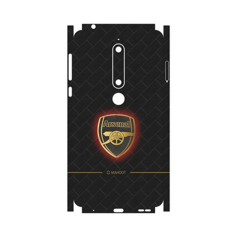 برچسب پوششی ماهوت مدل Arsenal-FC-FullSkin مناسب برای گوشی موبایل نوکیا 6.1