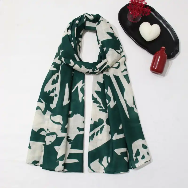 شال زنانه مدل نخی تابستانه چاپی فانتزی محبوب کد ana-4082