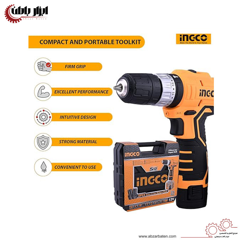 دریل پیچ گوشتی شارژی  اینکو مدل CI-DLI1-2328