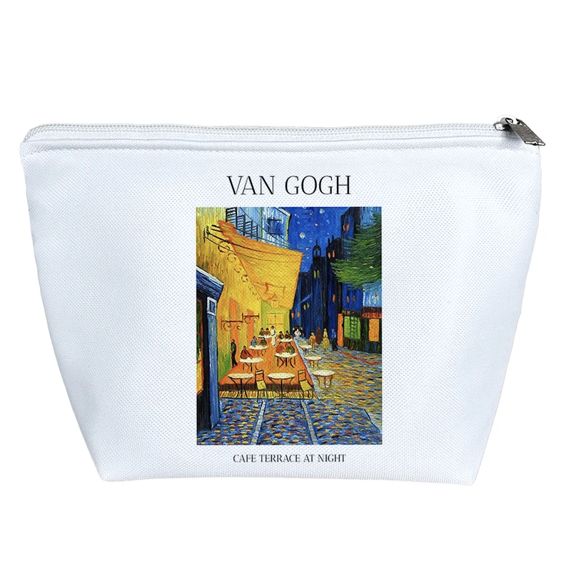 کیف لوازم آرایش دخترانه خندالو مدل تراس کافه در شب ونسان ونگوگ کد H2020