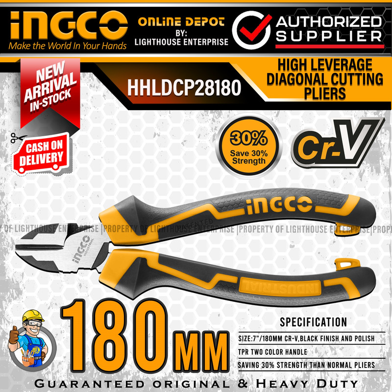 انبر سیم چین اینکو مدل HHLDCP-28180 سایز 7 اینچ