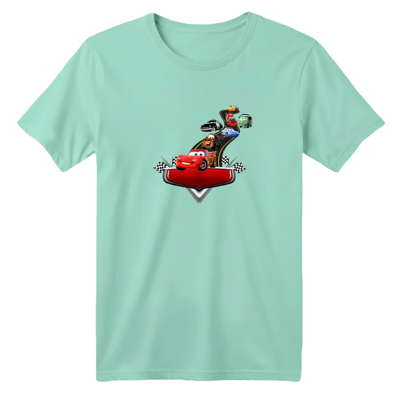 تی شرت آستین کوتاه بچگانه مدل ماشین ها کد 02