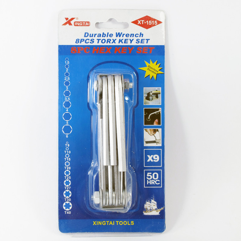 مجموعه 8 عددی آچار آلن زينگتای مدل XT-1515