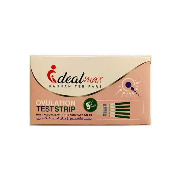 تست تخمک گذاری ایده ال مکس مدل LH بسته 5  عددی