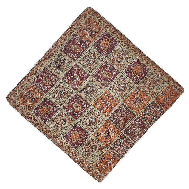  کاور کوسن ترمه مدل خشتی کد 56