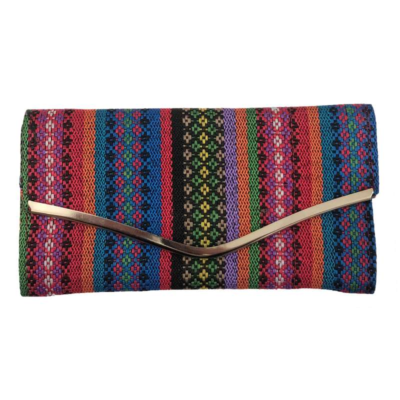 کیف پول زنانه مدل سنتی گلیم آینه دار کد 118