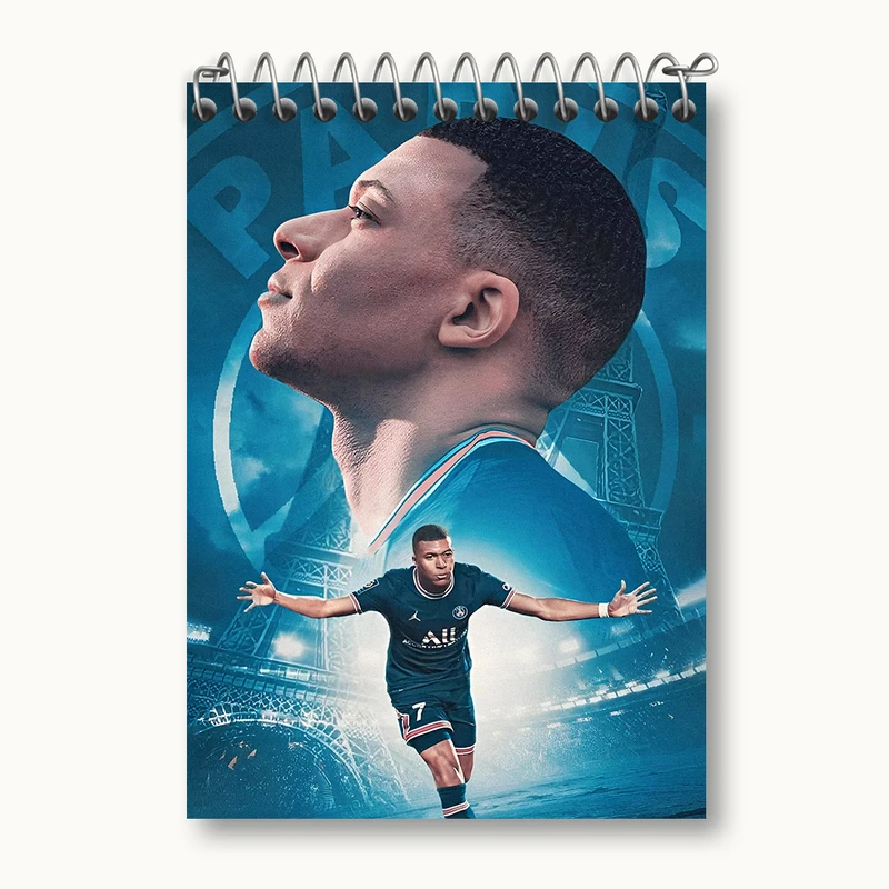 دفتر یادداشت 50 برگ خندالو طرح کیلیان امباپه کد N2796