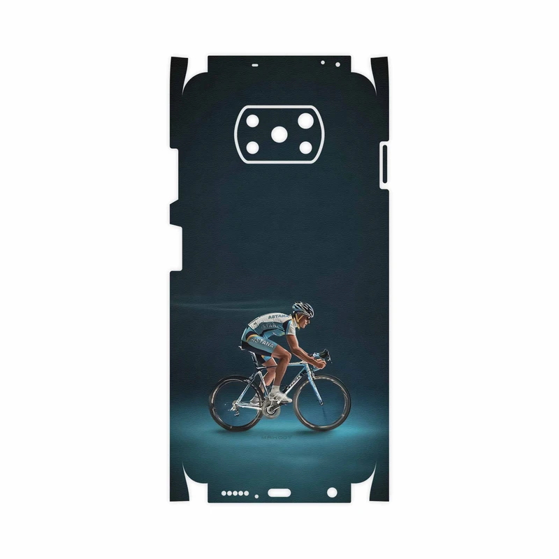 برچسب پوششی ماهوت مدل Road cycling-FullSkin مناسب برای گوشی موبایل شیائومی Poco X3 NFC