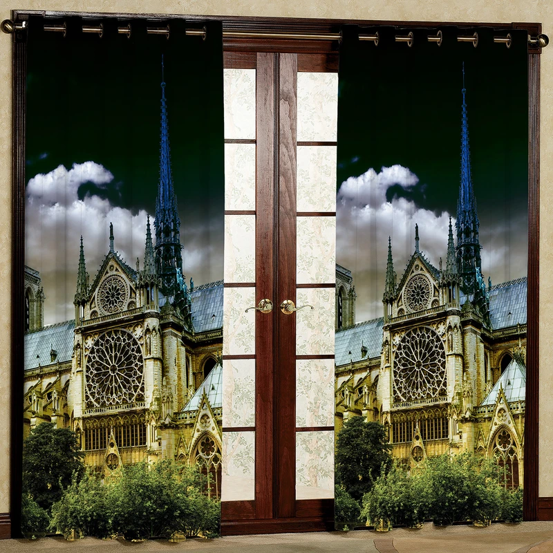 پرده مدل عمارت کد 1805 سایز 200x140 سانتی متر