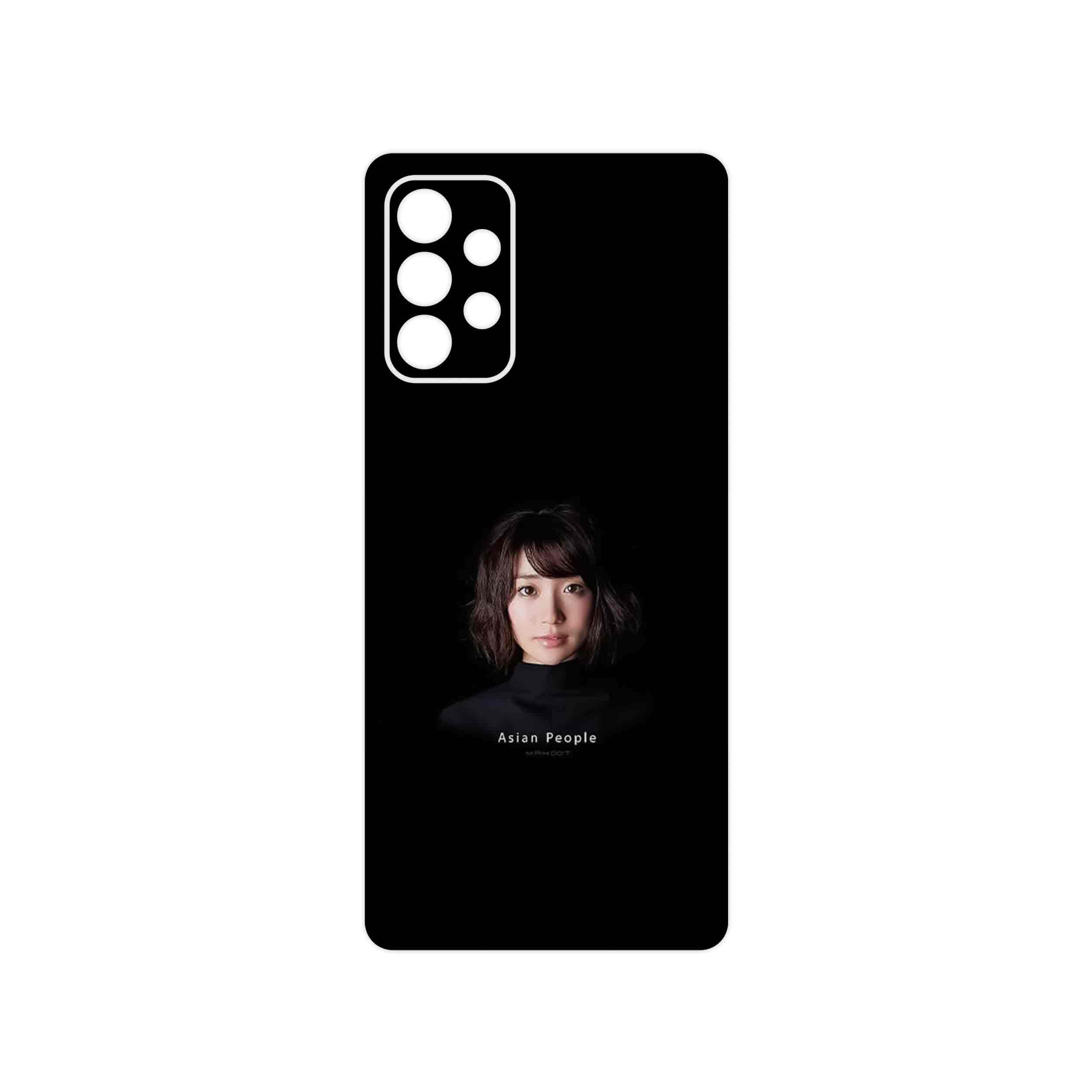 برچسب پوششی ماهوت مدل Portrait of an Asian Woman مناسب برای گوشی موبایل سامسونگ Galaxy A72