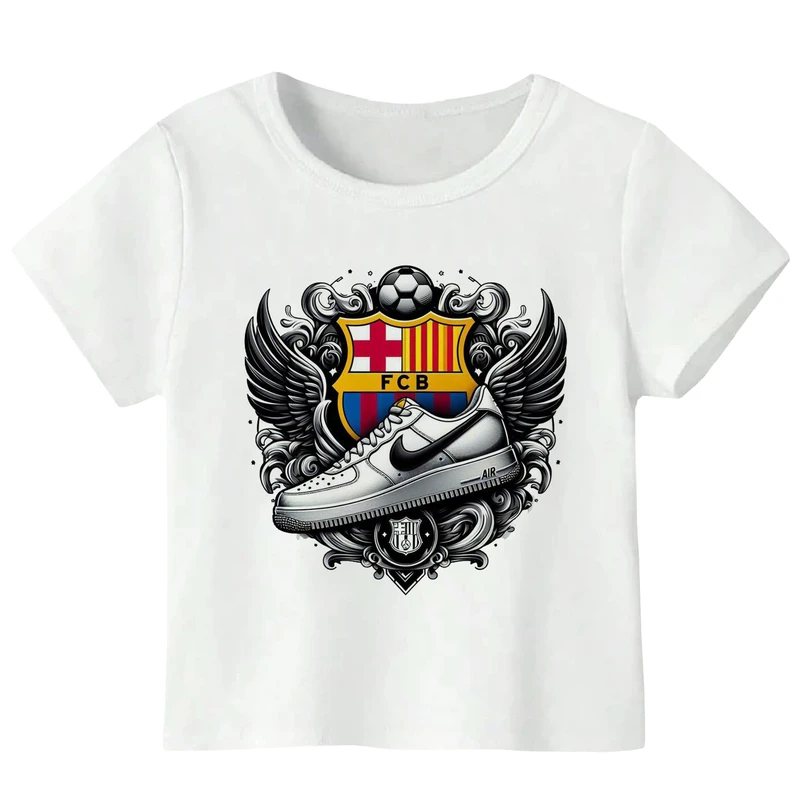 تی‌شرت آستین کوتاه پسرانه مدل بارسلونا کد W297