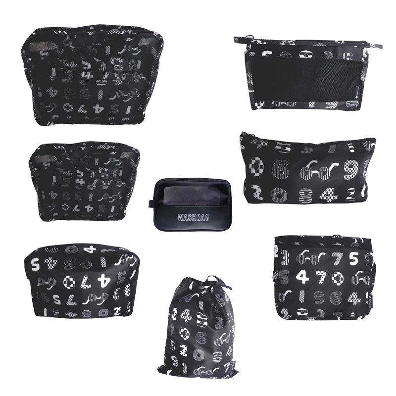 نظم دهنده ساک و چمدان سفری کد 00962 بسته 8 عددی