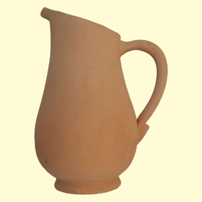پارچ سفالی خام مدل موج کد PIT-AF1