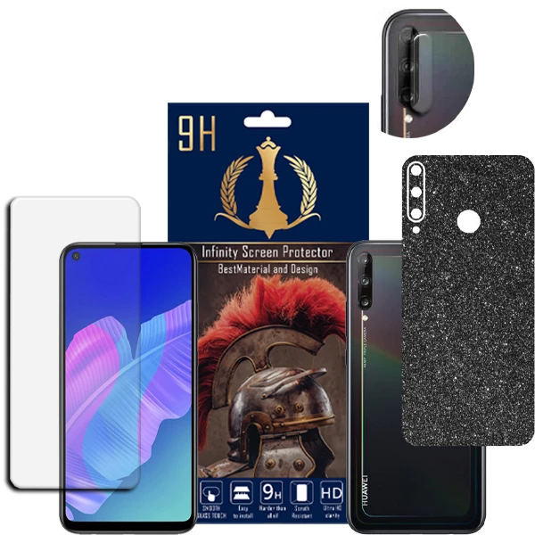  برچسب پوششی اینفینیتی مدل PRO MAX مناسب برای گوشی موبایل هوآوی Y7P به همراه محافظ صفحه نمایش و محافظ لنز دوربین