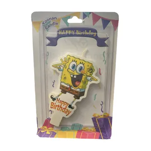 شمع تولد یونان کندل مدل باب اسفنجی کد 2132