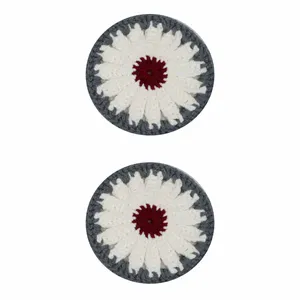 زیرقابلمه ای مدل گل نسترن مجموعه 2 عددی