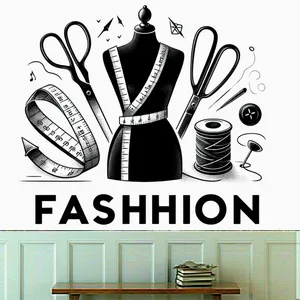 کاغذ دیواری طرح خیاطی مدل مزون کد FK522