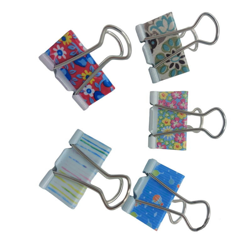 گیره کاغذ مدل طرحدار بسته 24 عددی