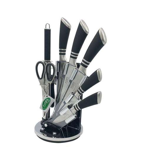 سرویس چاقوی آشپزخانه 8 پارچه سوپر لایف کد 0314