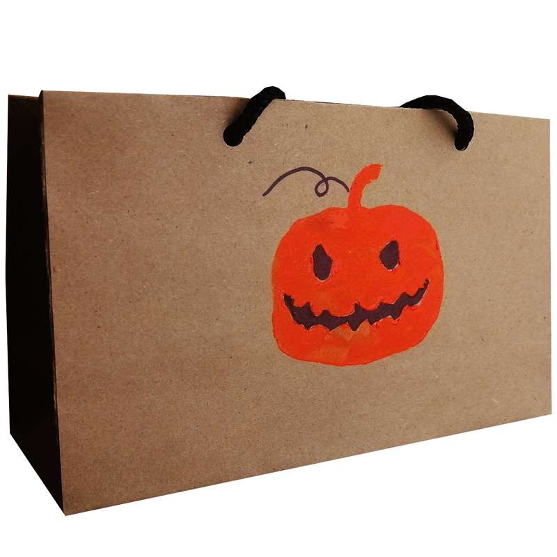پاکت هدیه مدل کدو طرح هالووین