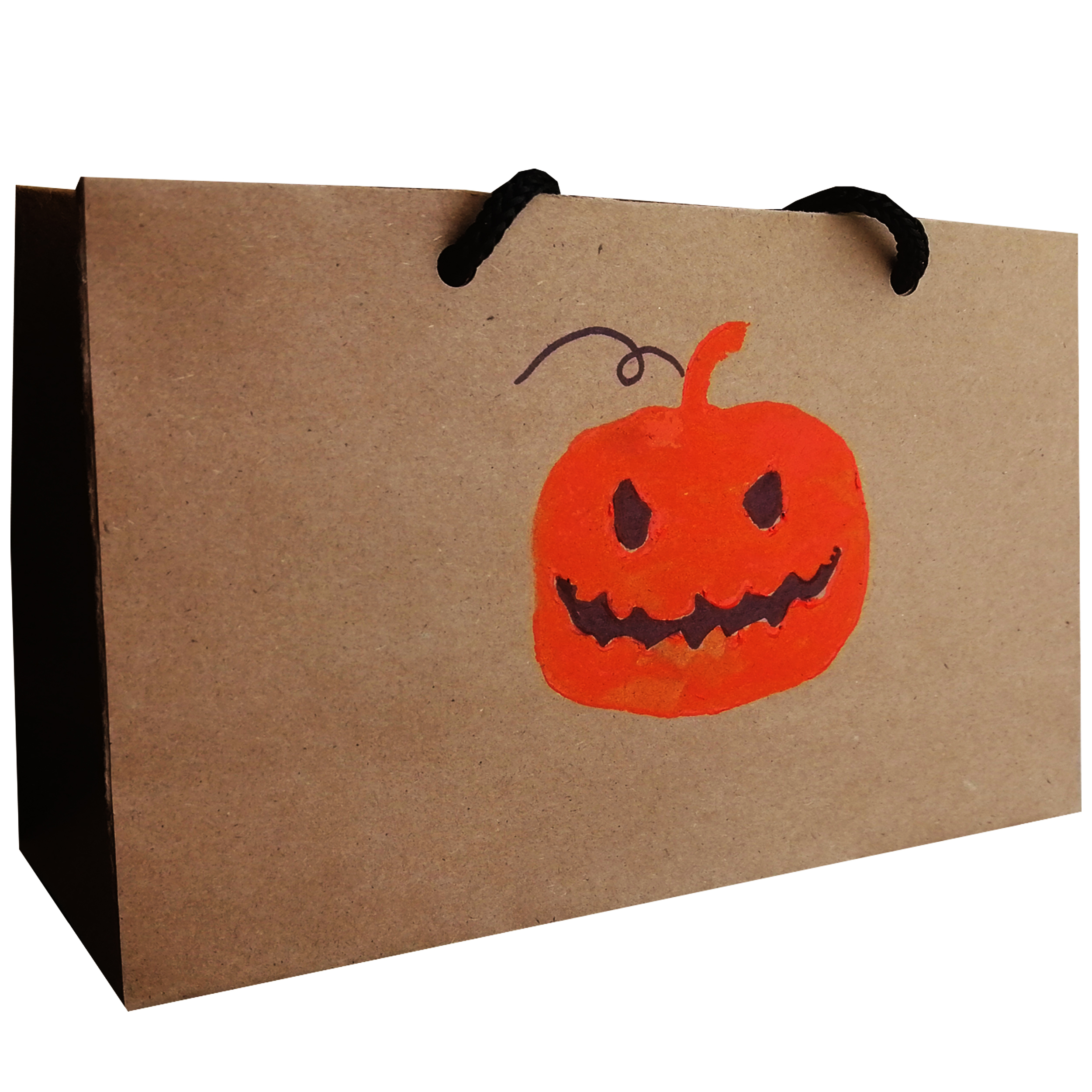 پاکت هدیه مدل کدو طرح هالووین