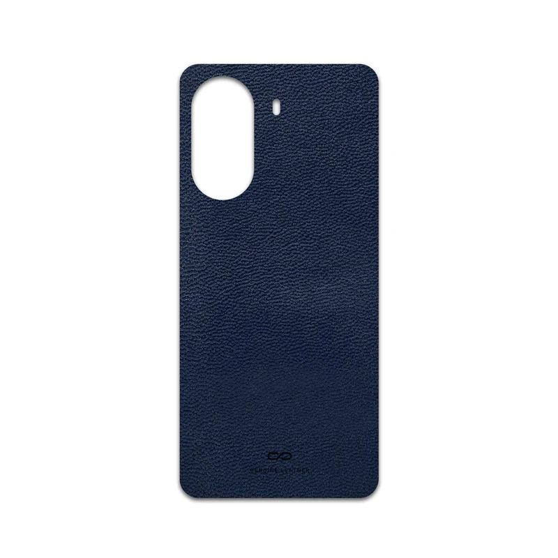برچسب پوششی ماهوت مدل Deep-Blue-Leather مناسب برای گوشی موبایل شیائومی Poco X7 Pro