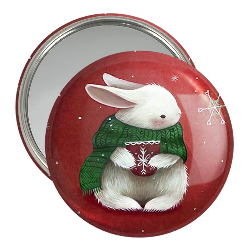 آینه جیبی خندالو مدل کریسمس Christmas  کد 22142