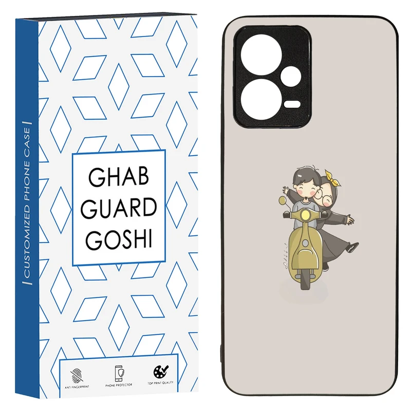 کاور قاب گارد گوشی طرح عاشقانه کد TPU-117 مناسب برای گوشی موبایل شیائومی Redmi Note 12 5G / Poco X5 5G