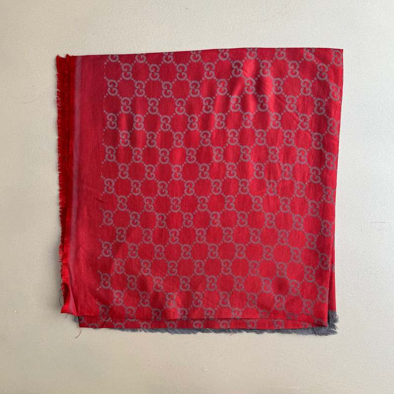 روسری زنانه مدل نخی ژاکارد چهار فصل دور ریش زنجیری