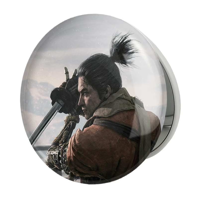 آینه جیبی خندالو طرح بازی سکیرو (sekiro) مدل تاشو کد 31699