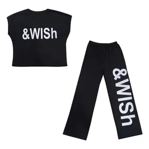 ست نیم تنه و شلوار زنانه مدل wish