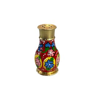 نمکدان برنجی مدل نقاشی 