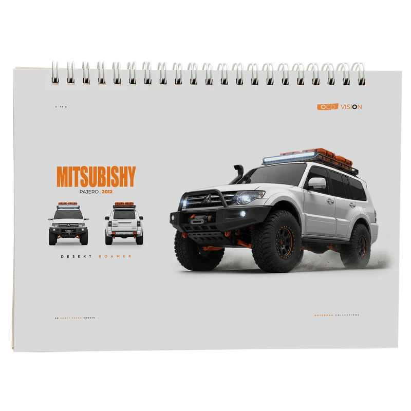 دفتر طراحی 60 برگ مدل ماشین