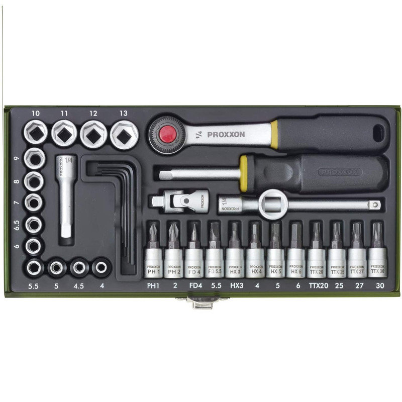 مجموعه 34 عددی بکس پروکسون مدل NO23080 مجموعه 34 عددی بکس پروکسون مدل NO23080