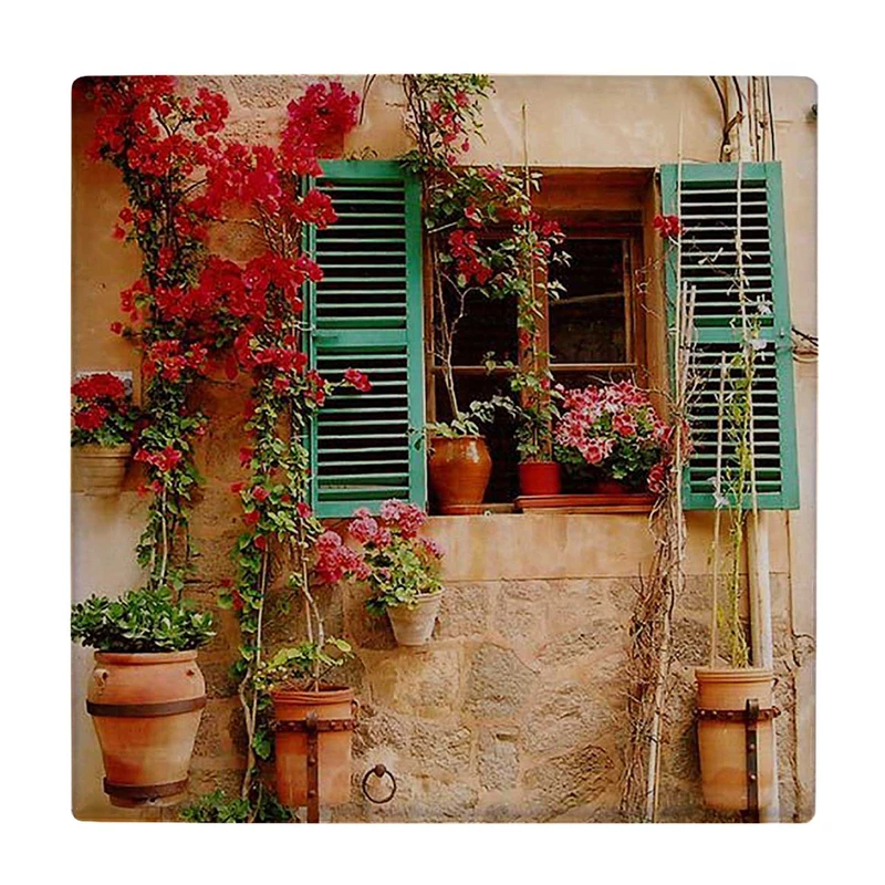  زیر لیوانی  طرح پنجره و کوزه های سفالی کد    5930822_4779