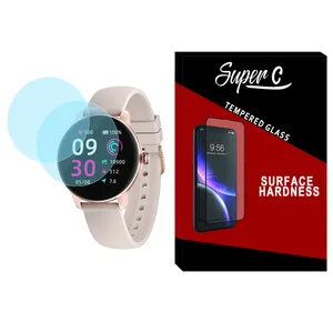 محافظ صفحه نمایش شیشه ای سوپرسی مدل SH-SC مناسب برای ساعت هوشمند کیسلکت L11 Pro بسته دو عددی