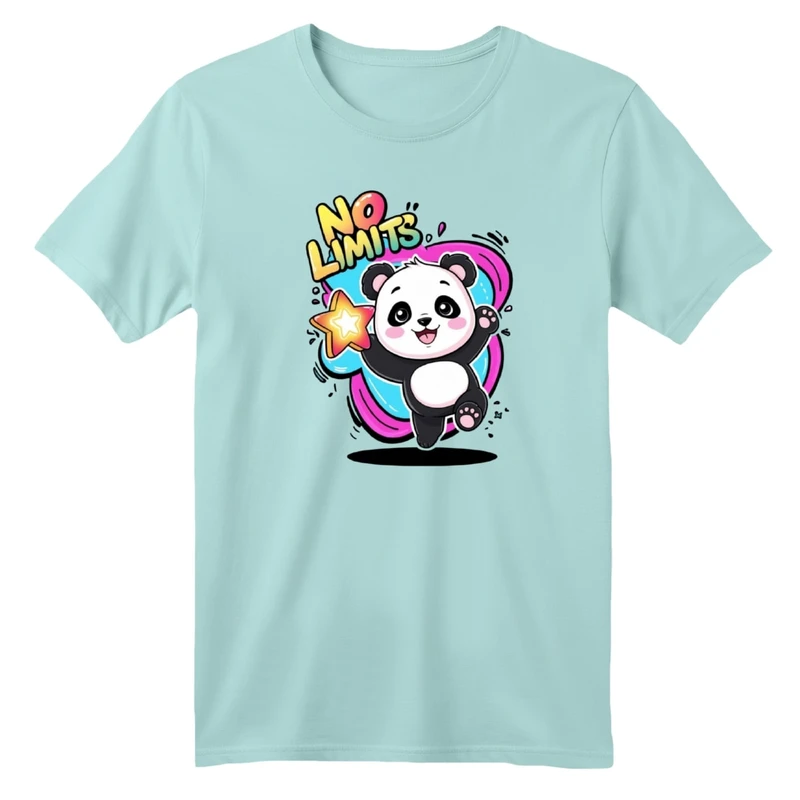 تی شرت آستین کوتاه بچگانه مدل پاندا خوشحال