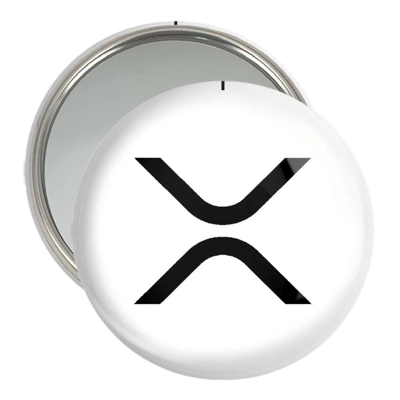 آینه جیبی خندالو طرح ارز دیجیتال ریپل  کد 4057