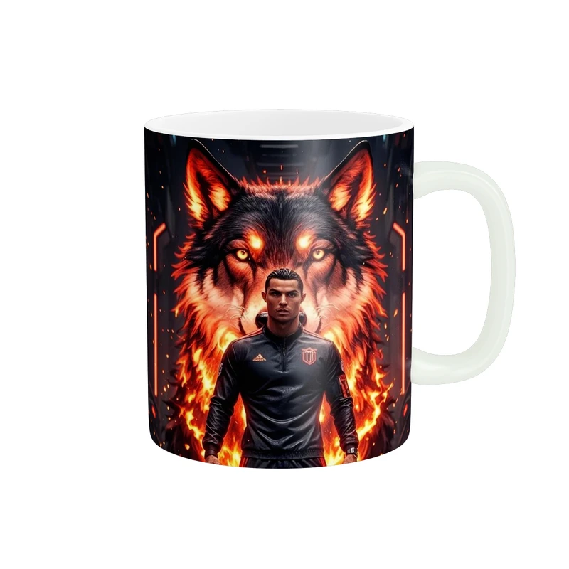 ماگ پاد آفرین طرح رونالدو کد 6201