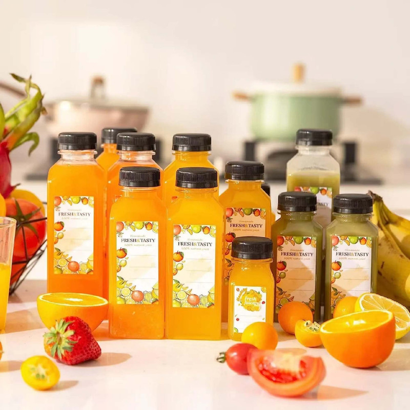 بطری آب مدل آبمیوه بسته ۵ عددی گنجایش ۲۵۰ میلی لیتر