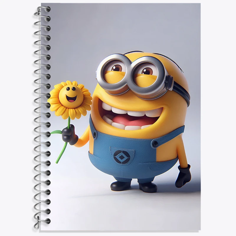 دفتر نت موسیقی 50 برگ خندالو طرح مینیون ها (Minions) کد N3366