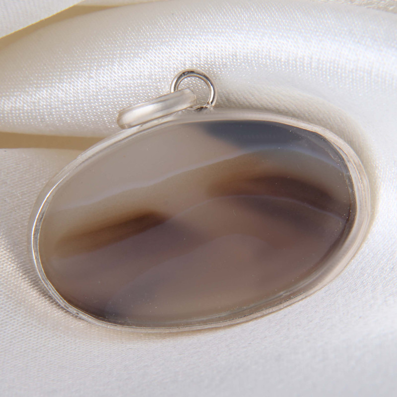 آویز گردنبند نقره زنانه مدل عقیق شجر کد PK_226