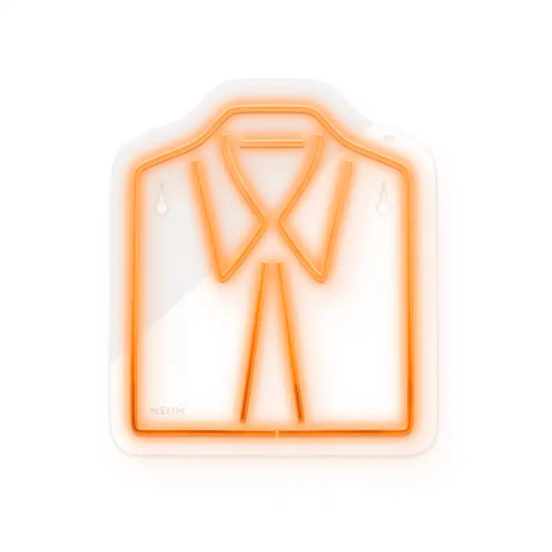 چراغ دیواری نئون دیزاین طرح Men-Clothes_ORG