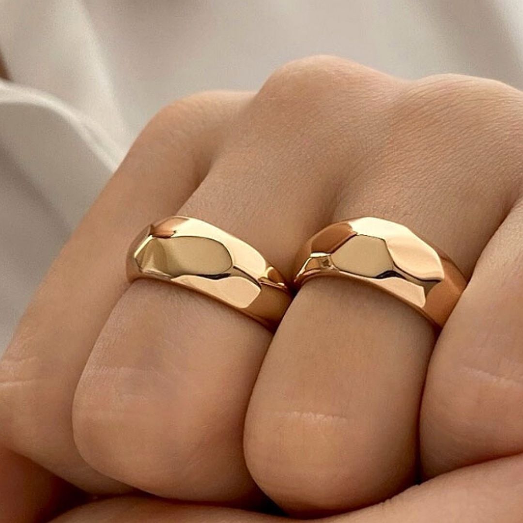 انگشتر زنانه ژوپینگ مدل آینه ای XP 025 -  - 7