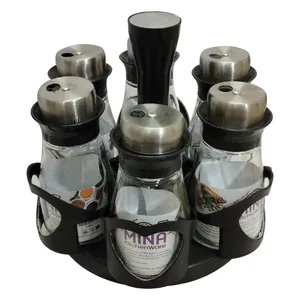 ست جاادویه 6 پارچه مینا مدل گردان 