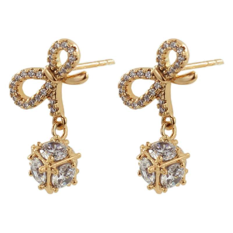 گوشواره زنانه ژوپینگ مدل پاپیون کد J110 گوشواره زنانه ژوپینگ مدل پاپیون کد J110