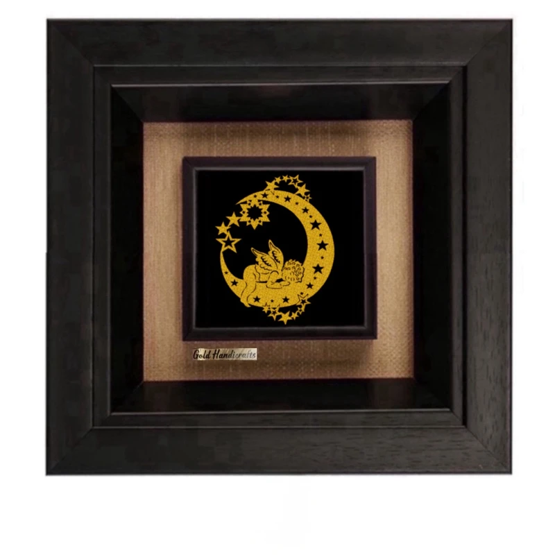 تابلو طلاکوب زرکات طرح فرشته کوچولو مدل F243