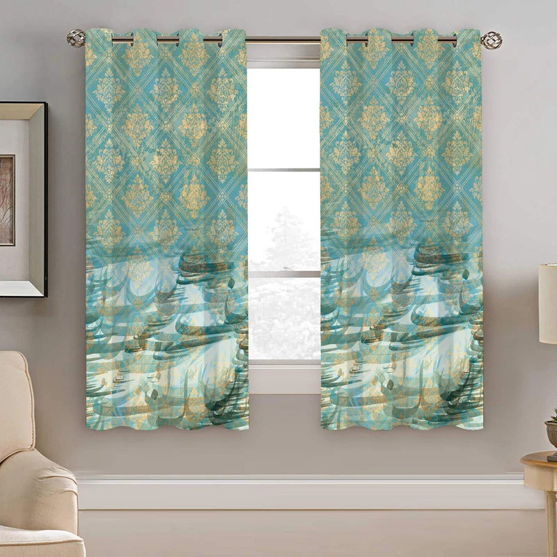 پرده نیروانا طرح مدرن  مدل هازان کد 5071  سایز 140×200 سانتی متر