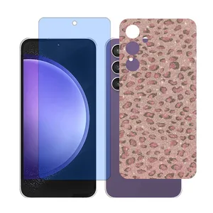 Glass together model blue cut screen protector suitable for Samsung Galaxy A55 mobile phone with back cover sticker
