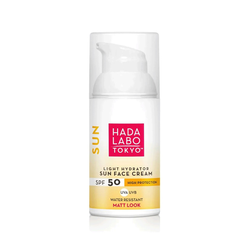  فلوئید ضد آفتاب بی‌رنگ صورت هادا لابو SPF 50 مدل Mattifying محافظ در برابر اشعه‌های UVA و UVB مناسب برای پوست چرب و مختلط حجم 40 میلی‌لیتر